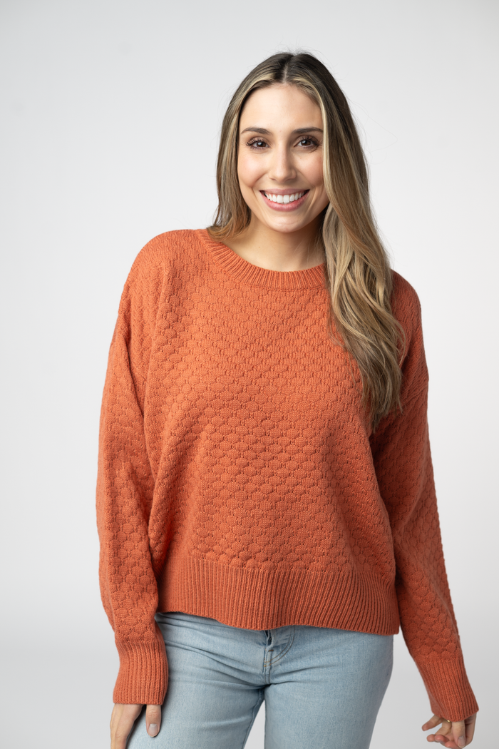Gianna Pullover Sweater - Pumpkin