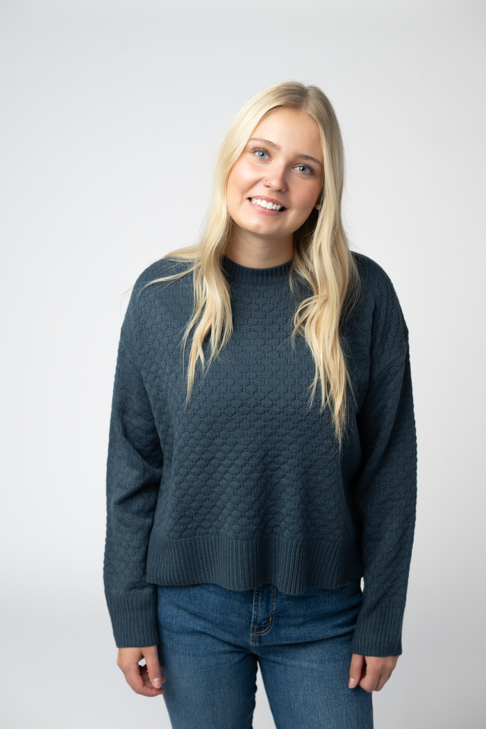 Gianna Pullover Sweater - Teal