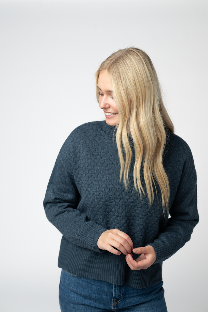 Gianna Pullover Sweater - Teal