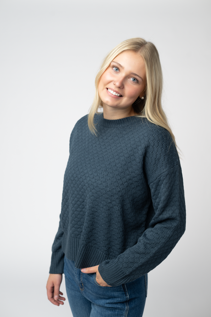 Gianna Pullover Sweater - Teal