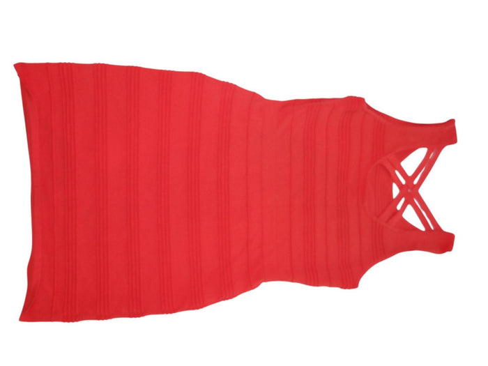 Gianni Bini Strappy Red Dress   Size L1