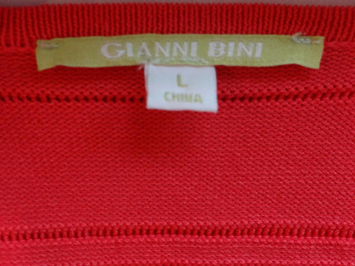 Gianni Bini Strappy Red Dress   Size L2