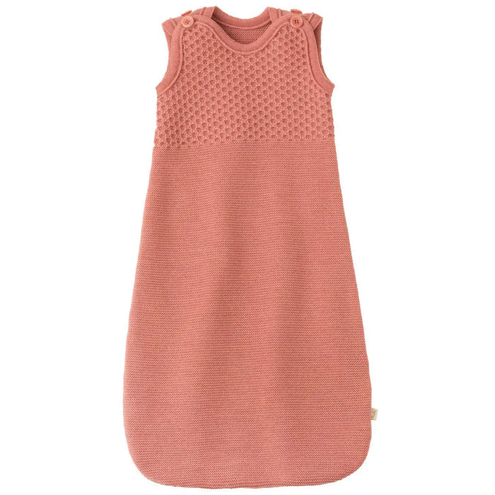 Gigoteuse sans manches en laine merinos Disana - Soft pink