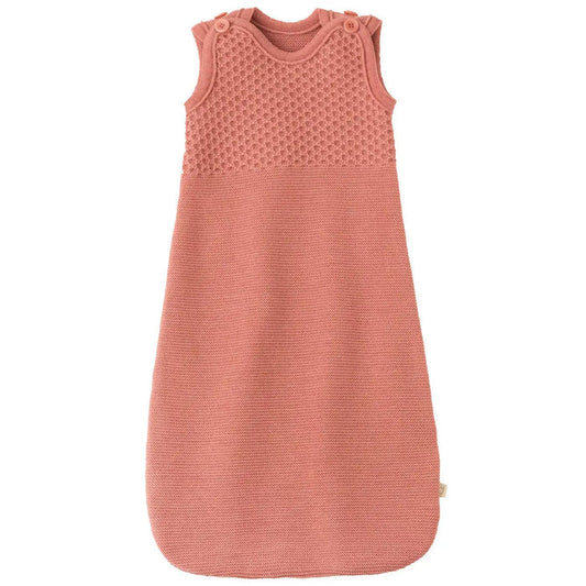 Gigoteuse sans manches en laine merinos Disana - Soft pink
