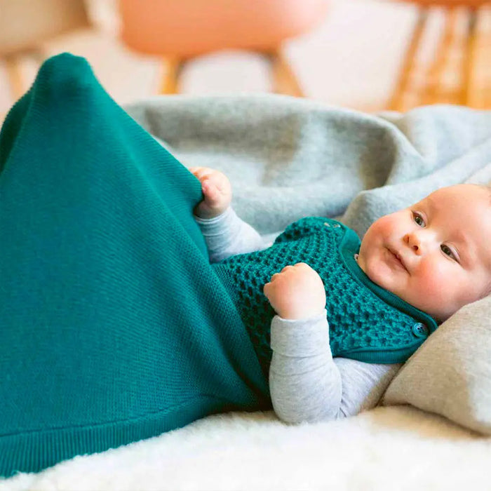 Gigoteuse sans manches en laine merinos Disana - Soft pink - Lilinappy