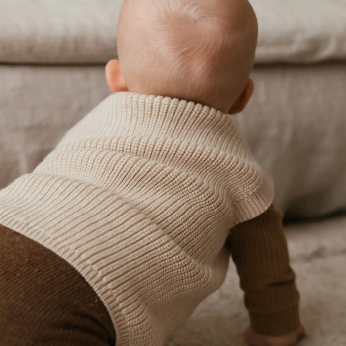 Gilet bébé en laine mérinos Harvey HVID