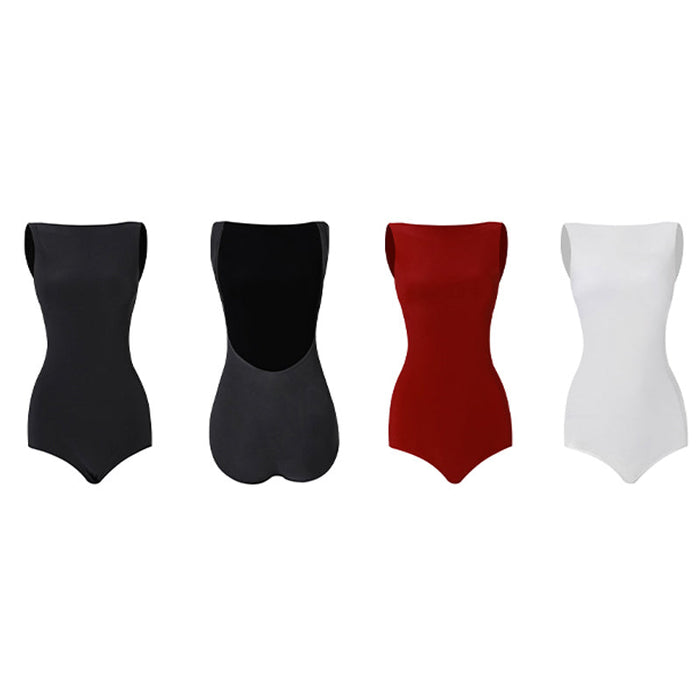 Girls Polyester Sleeveless Latin Dance Bodysuit Dance Wear