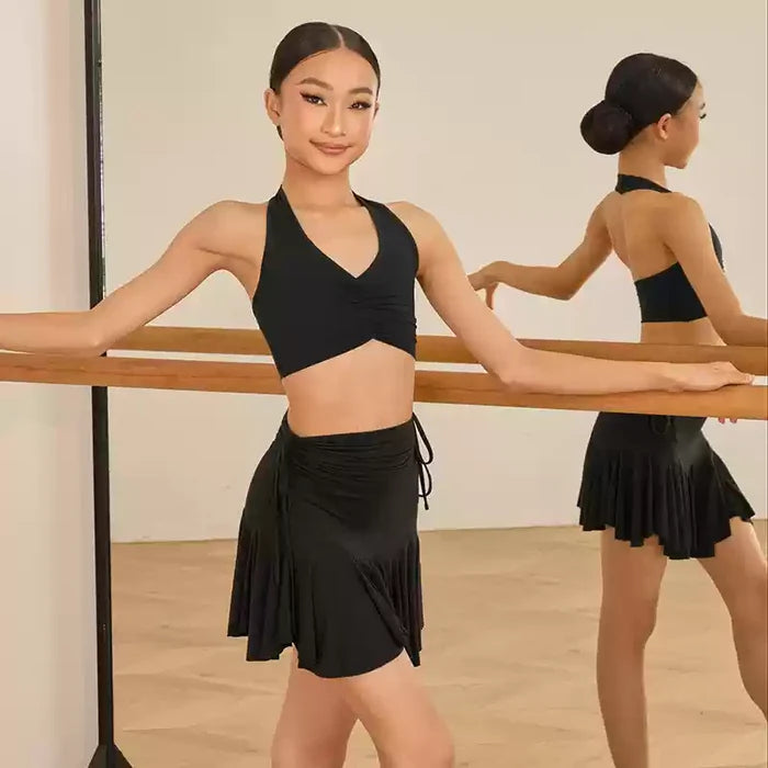 Girls Sleeveless Dance Practice Tops Dancewear