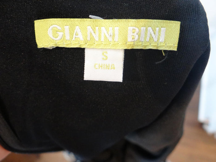 Glamorous Gianni Bini Black & Gold Strapless Dress   Size S2