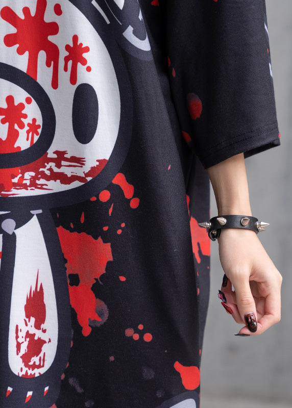 ACDC Rag Gloomy Bear Dark Gloomy Oversized Tee — detail shot