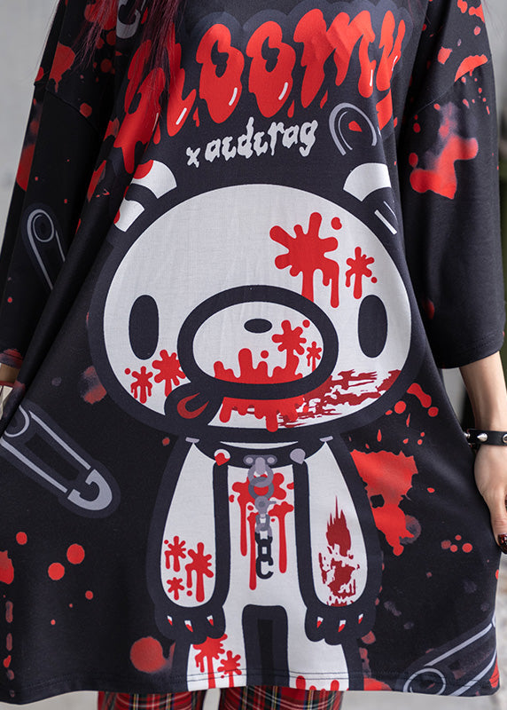 ACDC Rag Gloomy Bear Dark Gloomy Oversized Tee — detail shot 2