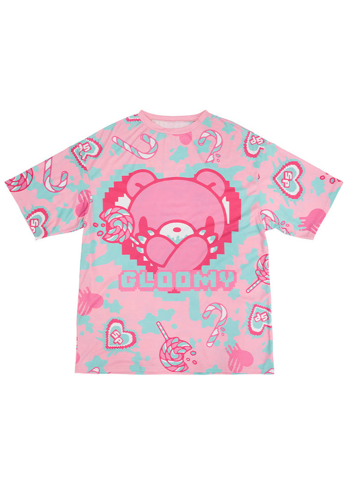 ACDC Rag Gloomy Bear x Sophie Powers Candy Oversized Tee — front view