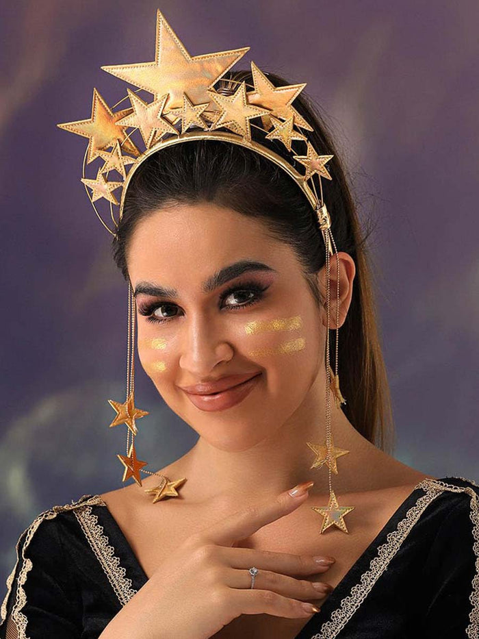 Gold Star Halo Crown