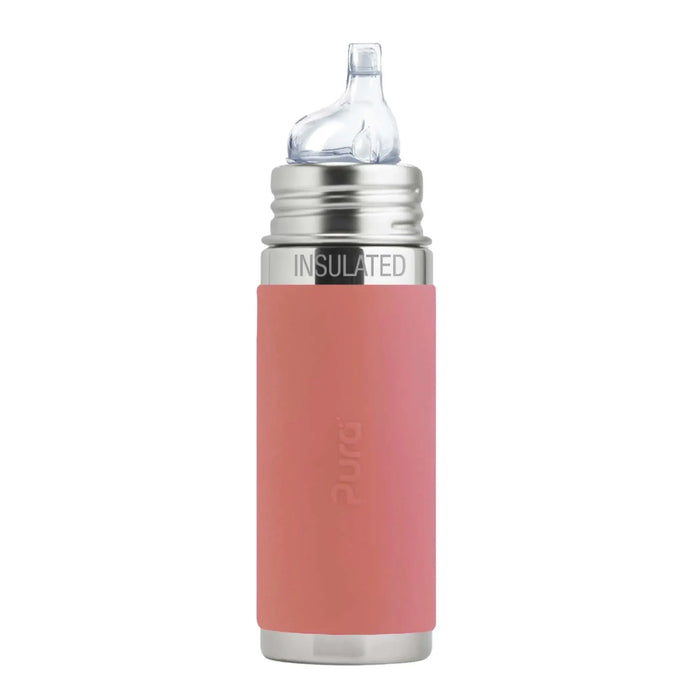 Gourde à bec Inox Isotherme 260ml Pura - Poudre