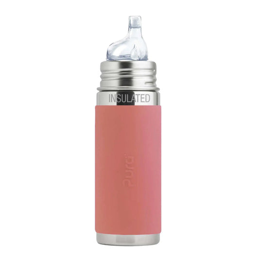 Gourde à bec Inox Isotherme 260ml Pura - Poudre
