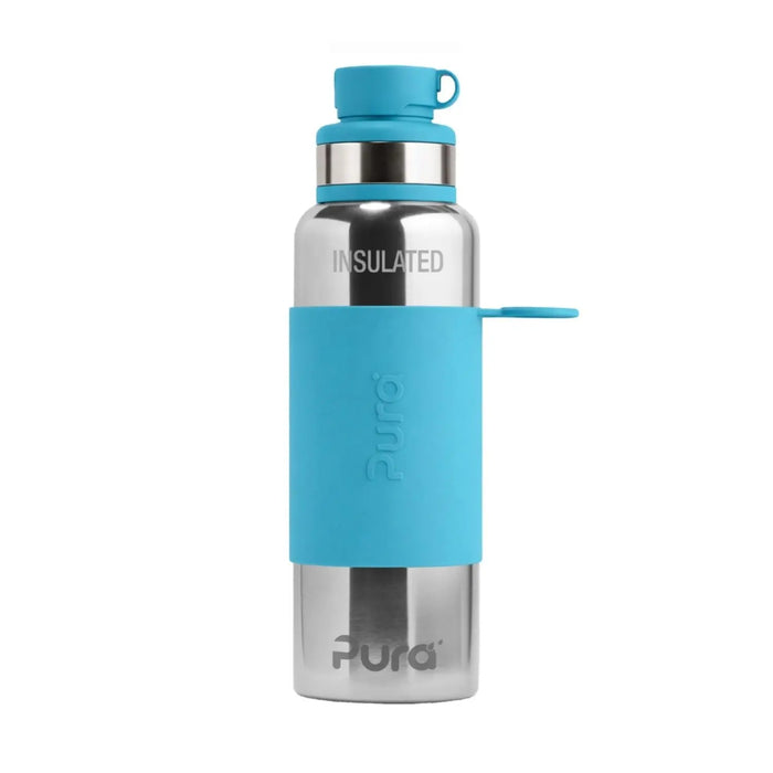 Gourde sport Inox isotherme 650ml Pura - Turquoise