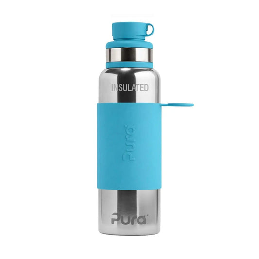 Gourde sport Inox isotherme 650ml Pura - Turquoise
