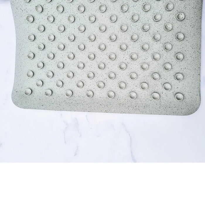 Grand tapis de bain en caoutchouc Hevea - Granite