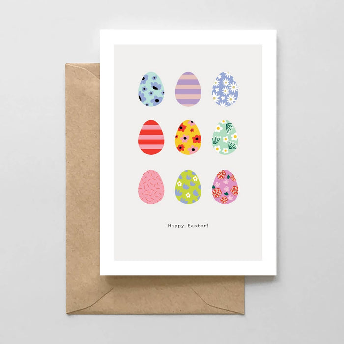 Graphic Easter Eggs - Easter Card