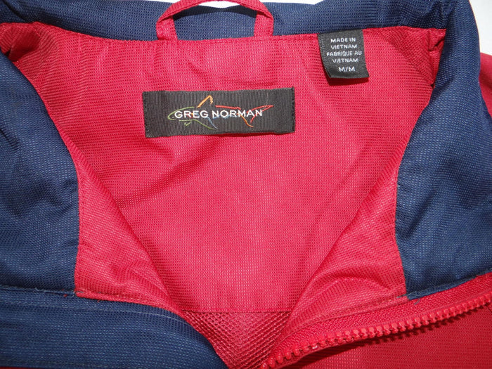 Greg Norman Men's Red Windbreaker Jacket Medium2