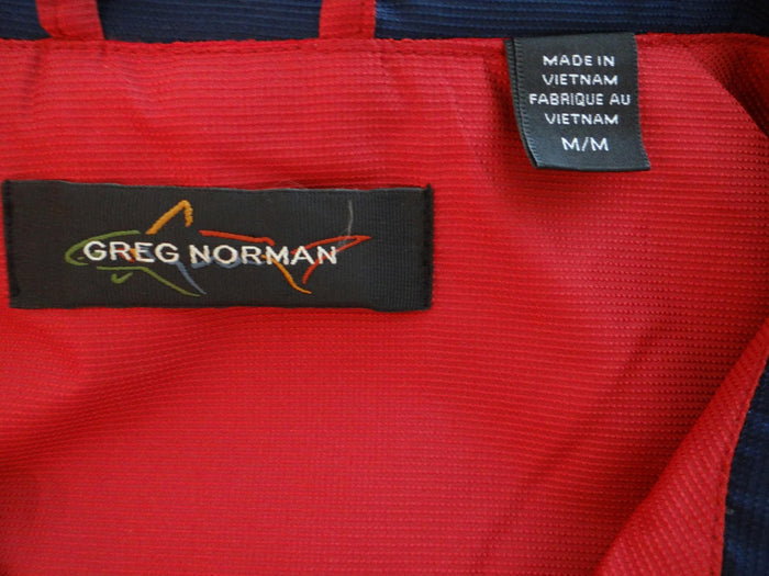Greg Norman Men's Red Windbreaker Jacket Medium3