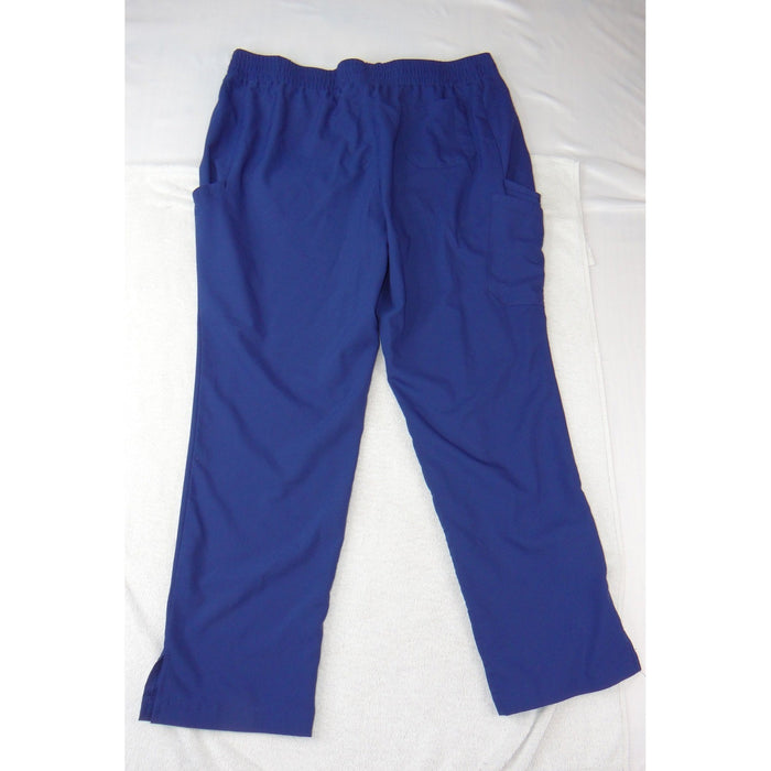 Greys Anatomy by Barco Evolve Stretch Scrub Pants XL Royal Blue Cargo1