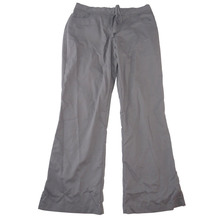 Greys Anatomy by Barco Womens Scrub Pants Grey Flare Leg Drawstring SP 24120
