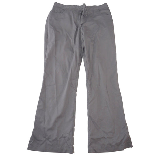 Greys Anatomy by Barco Womens Scrub Pants Grey Flare Leg Drawstring SP 24120