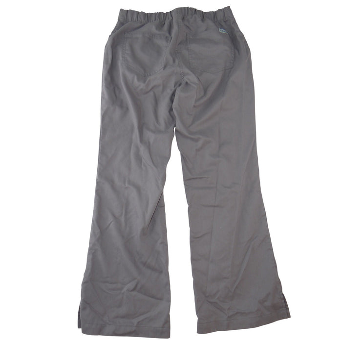 Greys Anatomy by Barco Womens Scrub Pants Grey Flare Leg Drawstring SP 24122
