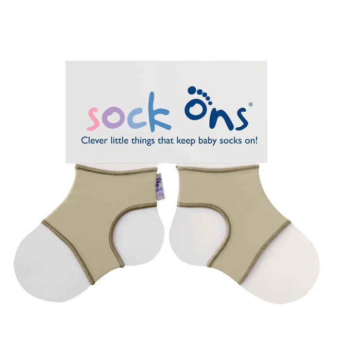 Les guêtres magiques Sock Ons sont la solution idéale pour éviter que votre tout-petit ne perde ses chaussettes à chaque mouvement.