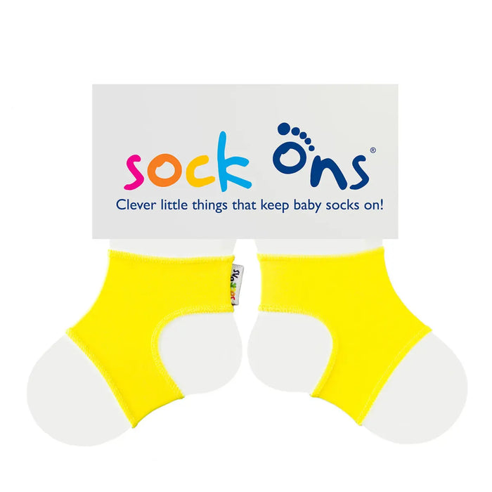 Guêtres magiques Sock Ons Jaune - 0/6 mois