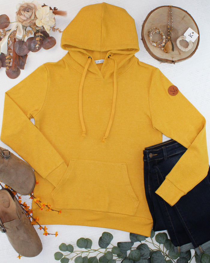 Hailey Hoodie - Mustard
