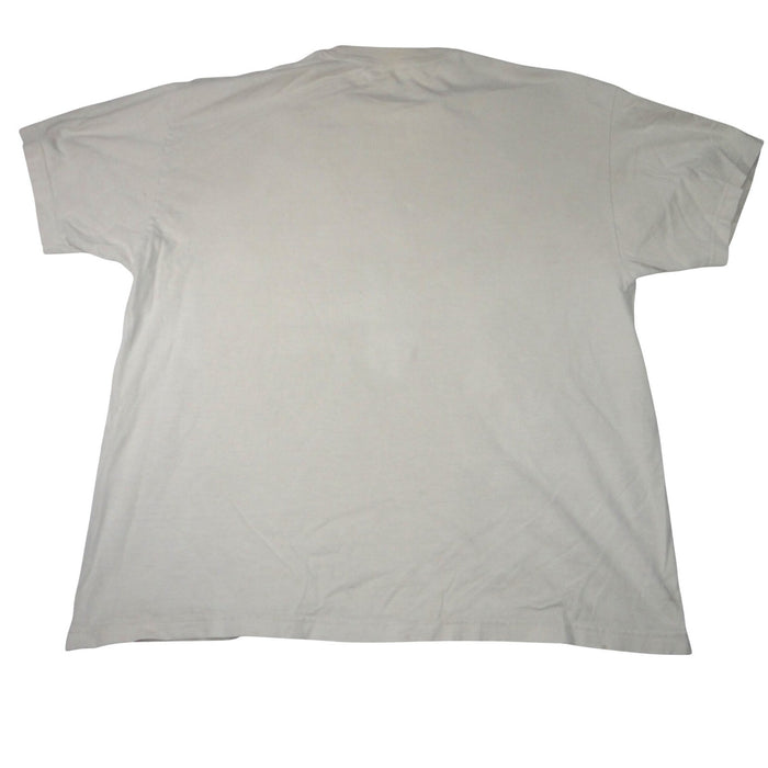 Half Evil 333 Mens Graphic T Shirt Cream Off White Devils Rabbits Streetwear XL2