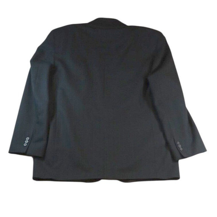 Harve Benard Black Suit Jacket Blazer Two Button Classic Fit Formal Business2
