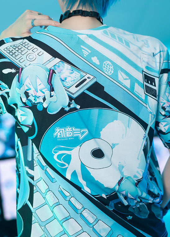 Hatsune Miku Forever Black Mint Tee