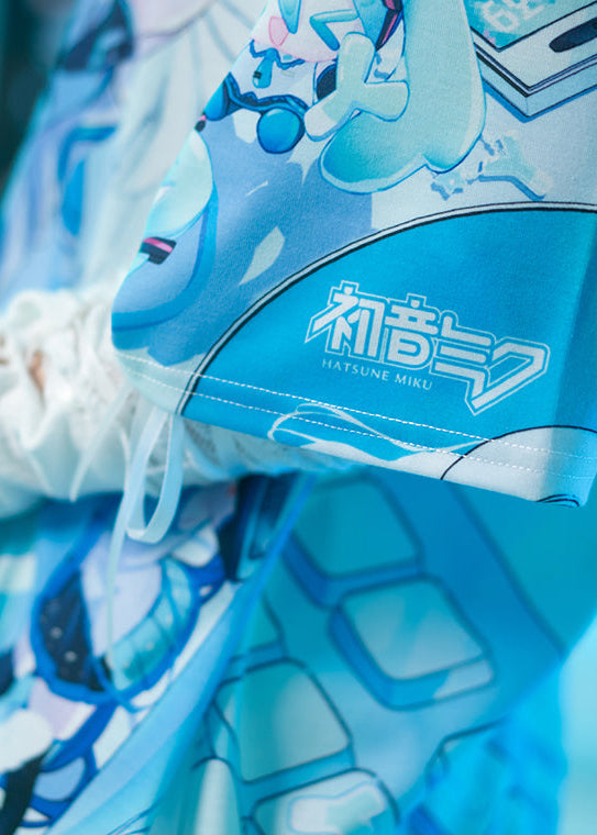 Hatsune Miku Forever White Blue Tee