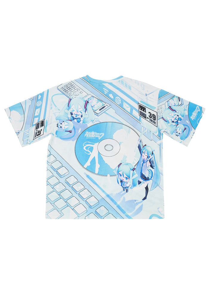 Hatsune Miku Forever White Blue Tee