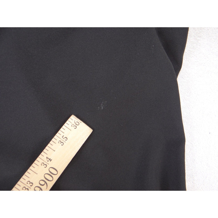 Healing Hands Black V Neck Mesh Panel Scrub Top Zipper Pocket Short Sleeve6
