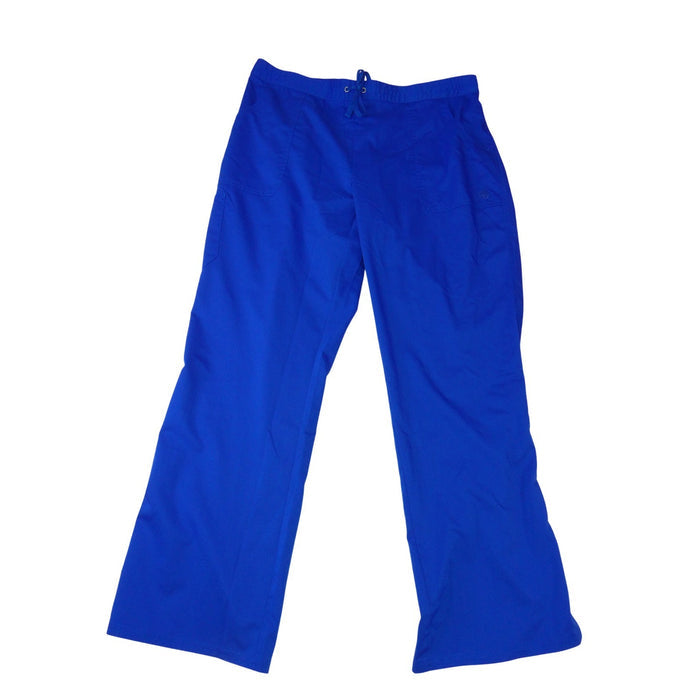 Healing Hands Purple Label Royal Blue Scrub Pants XL Drawstring Medical Uniform0