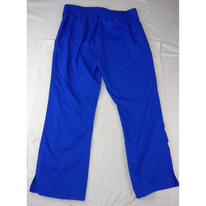 Healing Hands Purple Label Royal Blue Scrub Pants XL Drawstring Medical Uniform1