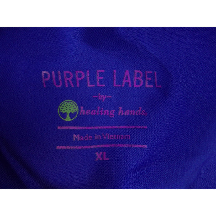 Healing Hands Purple Label Royal Blue Scrub Pants XL Drawstring Medical Uniform2