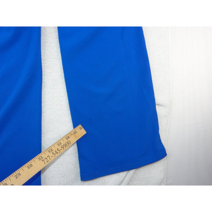 Heartsoul Break on Through Royal Blue Scrub Pants 20110 Womens Medium Flare Leg2
