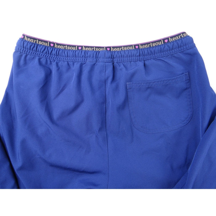 Heartsoul Petite Blue Scrub Pants Drawstring Waist Pockets Flare Leg7