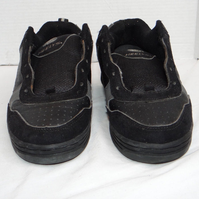 Heelys Youth Style 7097 Black Grey Skate Shoes with Wheels Size 5 Women   Read3