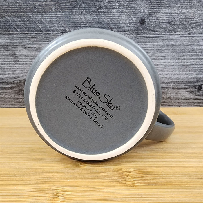 Hello Kitty Coffee Mug Bows Embossed by Blue Sky Ceramic Pink & Black Cup