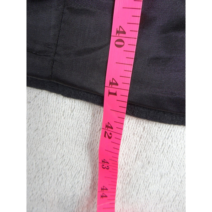 Herman Kay Vintage Black Wool Blend Dolman Sleeve Mock Neck Overcoat Womens S5