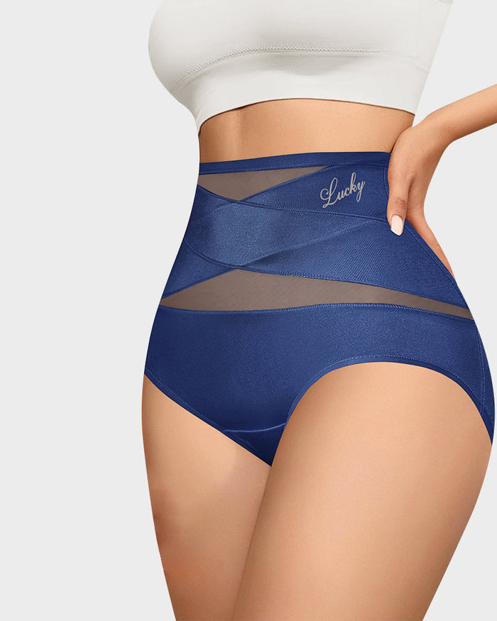 High-Waist Tummy Control Seamless Shaping Panties (4 Pack)