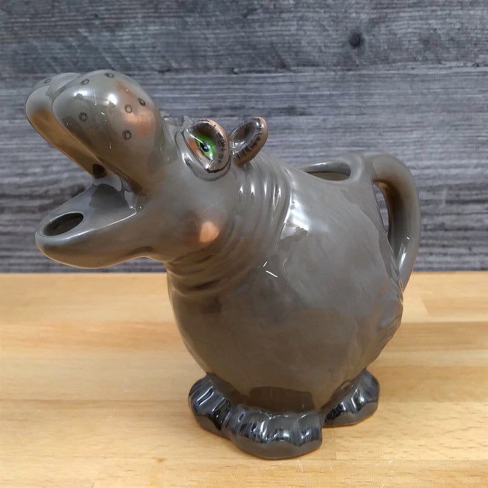 Hippo Sugar Bowl and Creamer Set Decorative by Blue Sky