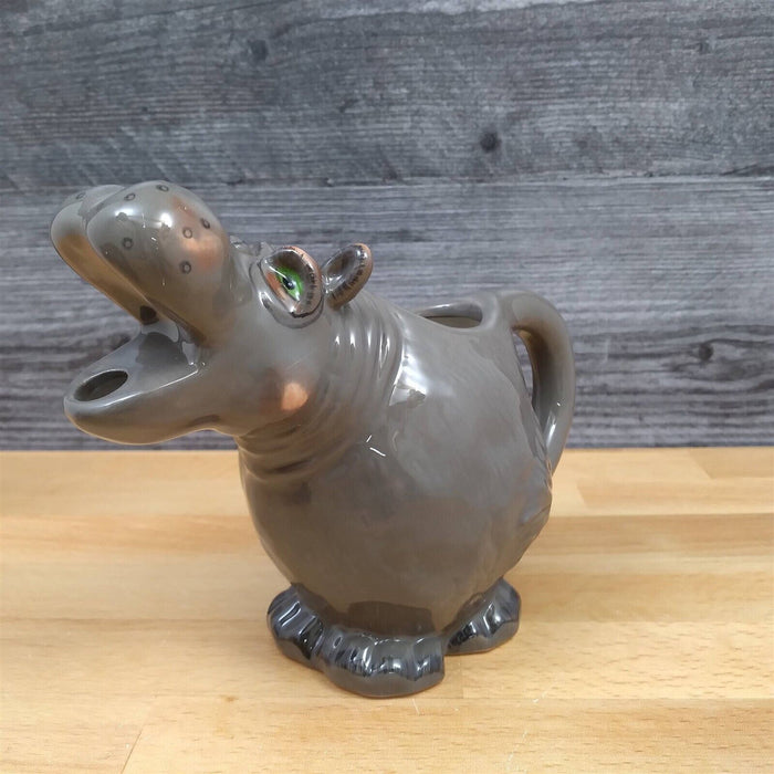 Hippo Sugar Bowl and Creamer Set Decorative by Blue Sky
