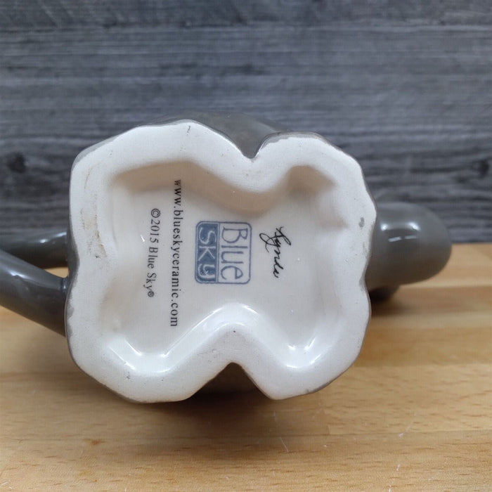 Hippo Sugar Bowl and Creamer Set Decorative by Blue Sky